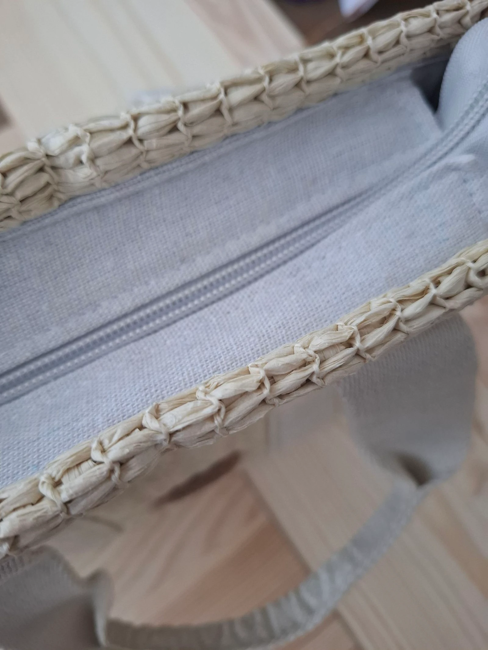 🤎 Sac à main bandoulière effet paille / jute – bohème chic – neuf – photo 8
